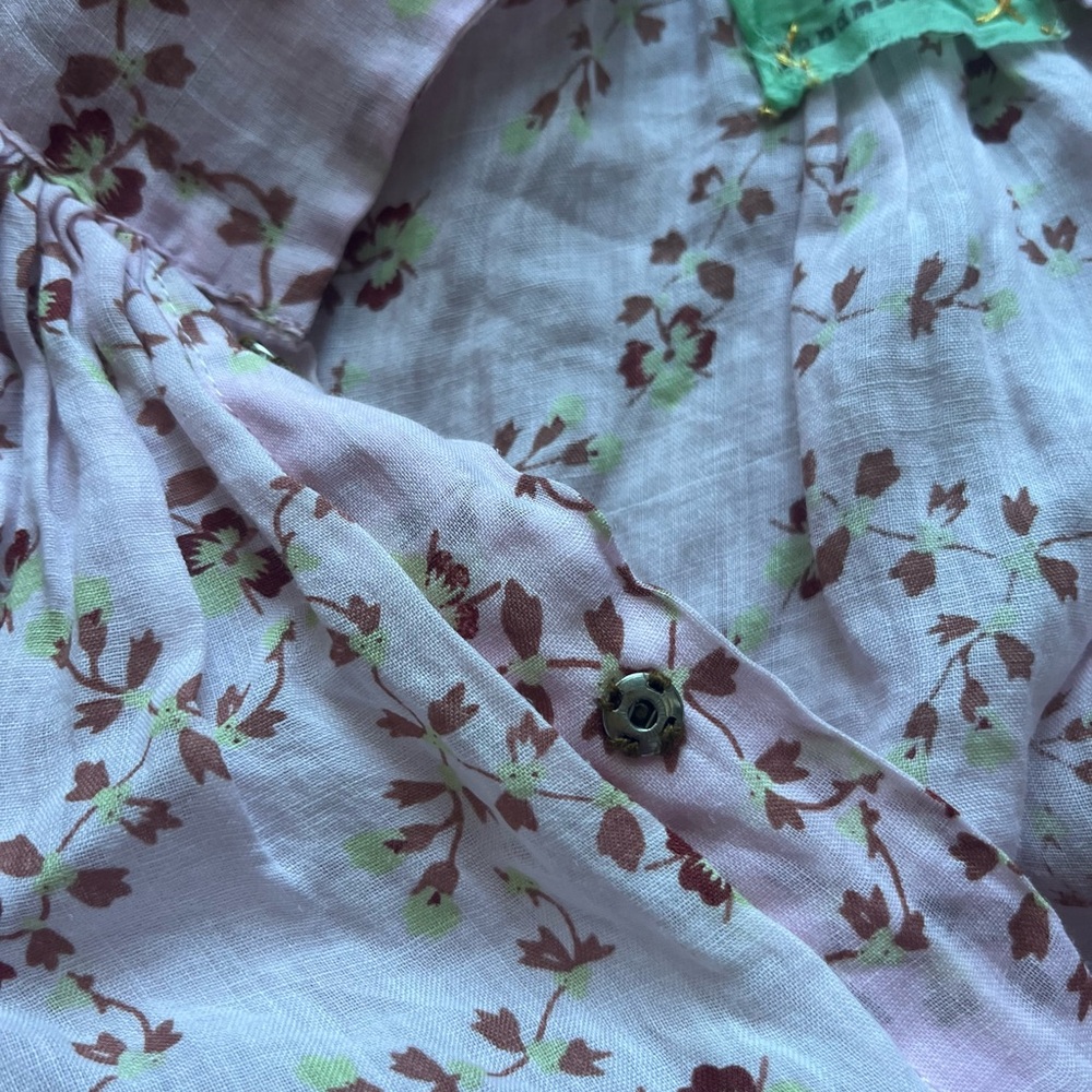 Floral Pink Women's Top - Picture 4 of 9